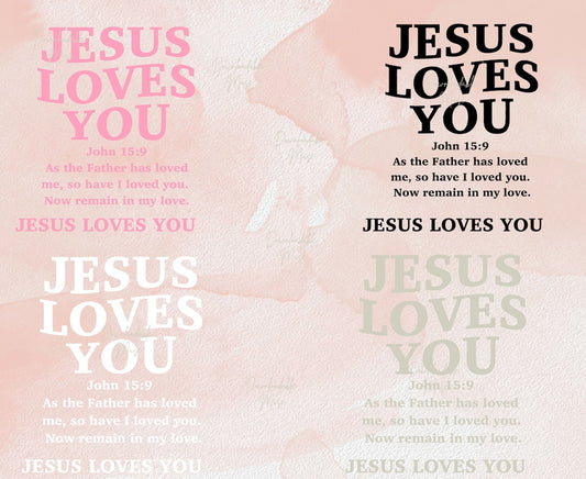 Jesus Loves You Christian T-Shirt, Bible Verse Mug, Religious Church Shirt, Believer, Fearless, Jesus is King Apparel