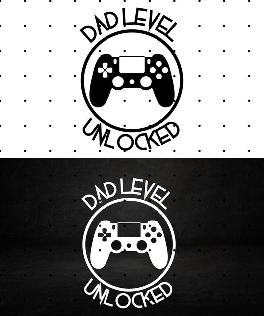Dad Level Unlocked T-Shirt, Funny Gaming Dad Tee, Expectant Father Shirt, Pregnancy Announcement Gift, New Dad Apparel