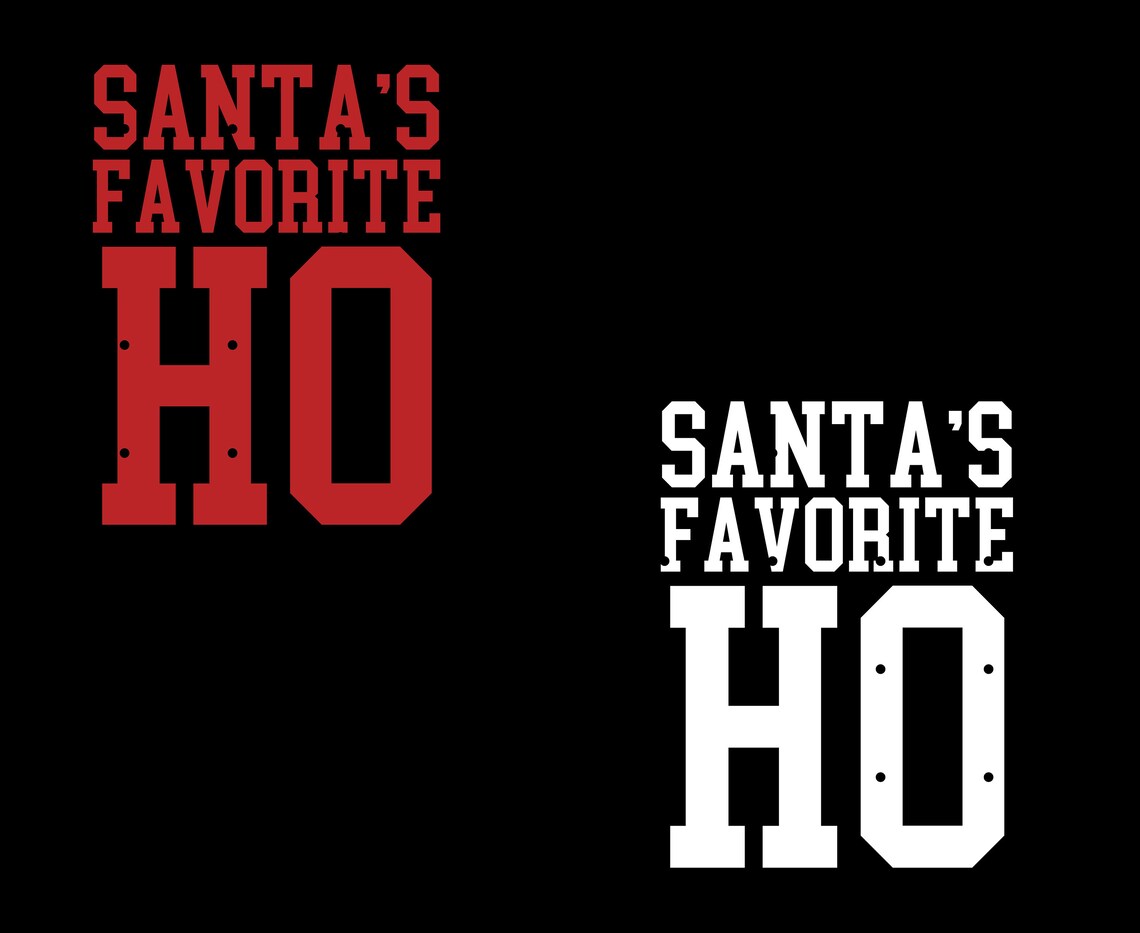 Santa’s Favorite Ho Funny Christmas T-Shirt, Holiday Party Matching Apparel, Best Friend Gift, Winter Humor Sweatshirt Graphic Tee