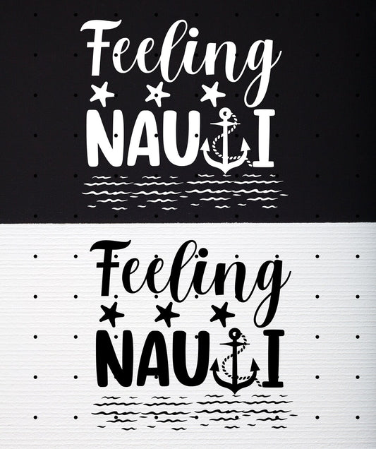 Feeling Nauti T-Shirts, Funny Cruise Shirt Design, Nautical Vacation Boat Trip Tees, Couples Matching Sailing Ocean Apparel