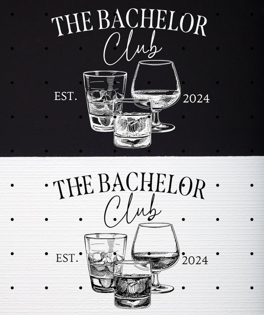 The Bachelor Club Custom Party T-Shirt, Groomsmen Gift, Bachelor Party Gift Shirts, Custom Location, Bridal Party Shirt, Wedding Party