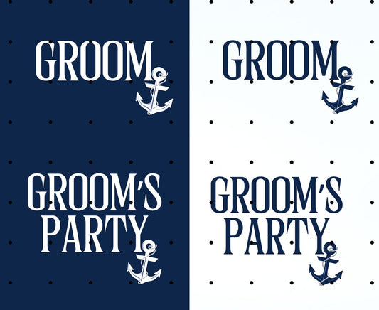 Cruise Stag Party T-Shirts for Groom and Groomsmen | Nautical Wedding Party Apparel | Groom Crew & Squad Shirts