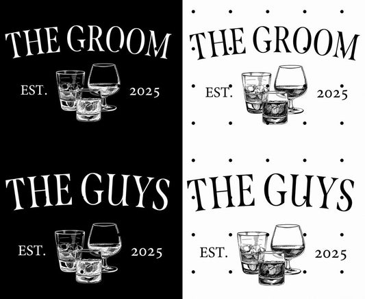 Custom Luxury Bachelor Party Gifts T-Shirts, Groomsmen Matching Shirts, Bridal Party Shirt, Wedding Party T-Shirt Bundle